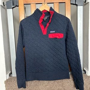 Patagonia Cotton Quilted T-Snap Sweater Pullover Size XXS